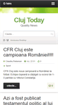 Mobile Screenshot of clujtoday.ro
