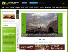 Tablet Screenshot of clujtoday.ro